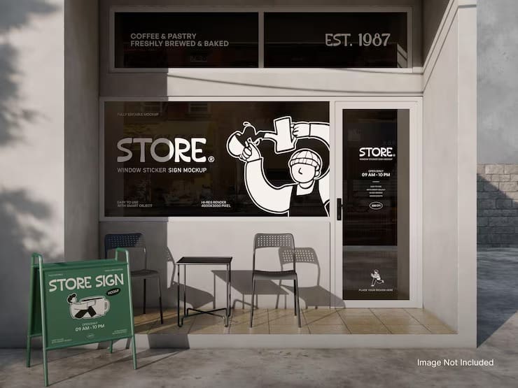 IDEA STUDIO - Claves para elegir la rotulación ideal para tu negocio: del diseño al cartel final - imgi 67 maqueta adhesivo vitrina soporte senalizacion escaparate 158757 11804