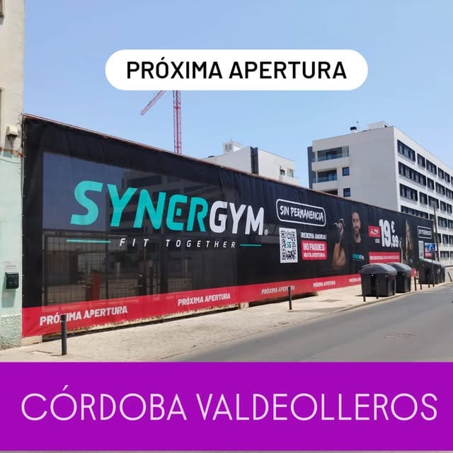 Rotulación exterior de Synergym realizado por IDEA STUDIO